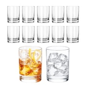 Libbey Heavy Base Double Old Fashioned Glasses, 13.5-ounce, Set of 12