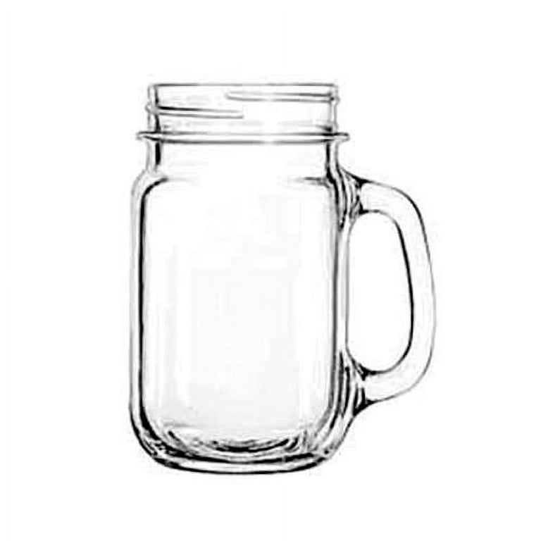 Libbey 97084 16 1/2 oz County Fair Plain Panel Drinking Jar