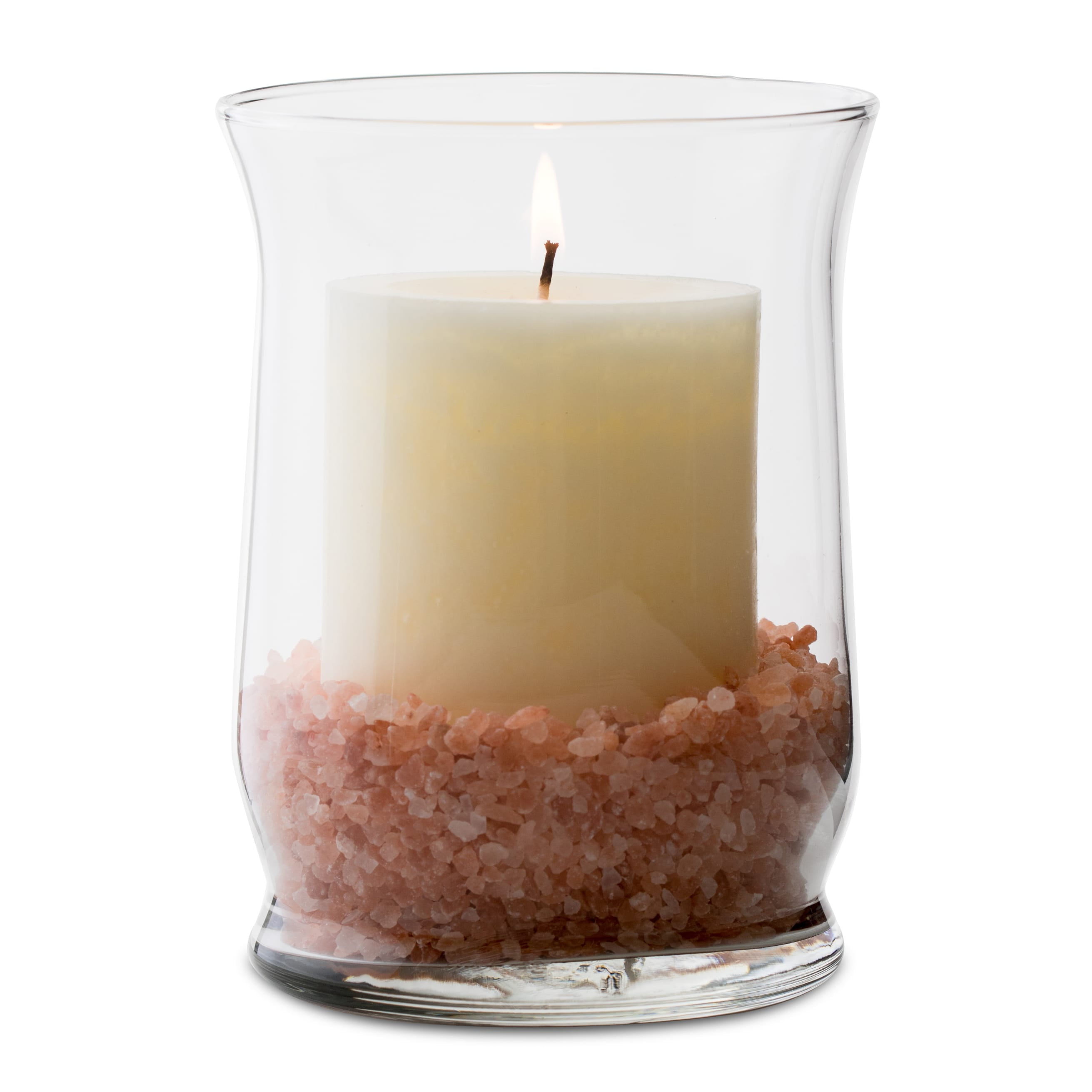 Libbey Adorn 6Piece Glass Hurricane Vase Set, 4.4inch