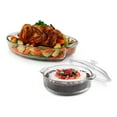 thumbnail image 1 of Libbey Baker's Basics 2 Piece Casserole Dish with Lid - Elegant Glass Casserole Dishes for Oven - Versatile Baking Dishes to Store Leftovers and More, 1 of 2