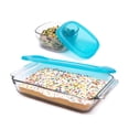 thumbnail image 1 of Libbey Baker’s Premium 4 Piece Glass Baking Dish Set, Multipurpose, Space Saving Casserole Dish with Lid Set, Baking Glassware for Potlucks, Leftovers, 1 of 6