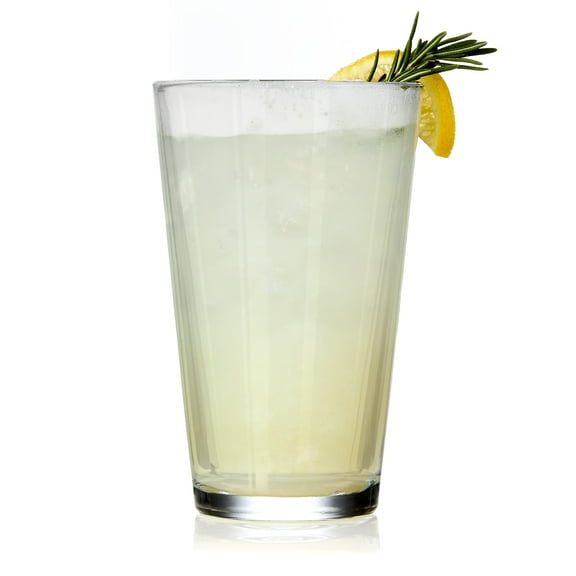 Libbey Bar Essentials Hi Ball Drinking Glasses, Clear Restaurant Quality Tall Drinking Glasses Set of 6, Modern Cocktail Glasses Set for Everyday Use