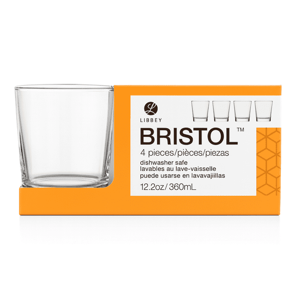 Libbey Bristol 4-Piece Glass Set 12.2 oz