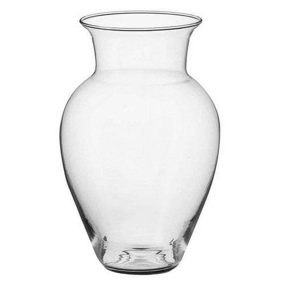 Libbey Clear Glass 10.5" Spring Valley Floral Vase