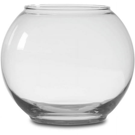 Libbey Clear Glass Bubble Ball Floral Vase, 5.5 in.