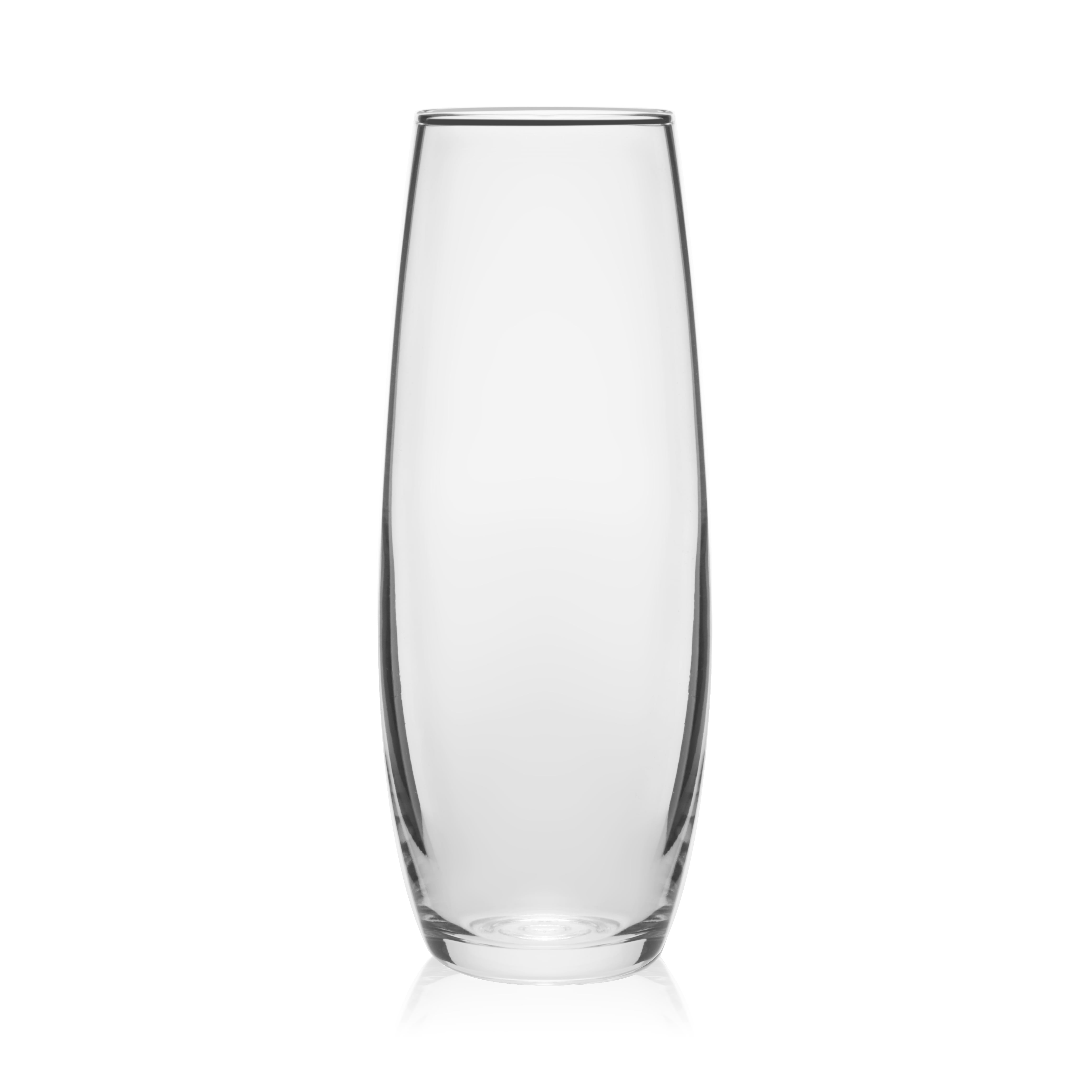 Libbey Clear Glass Bud Floral Vase, 6"