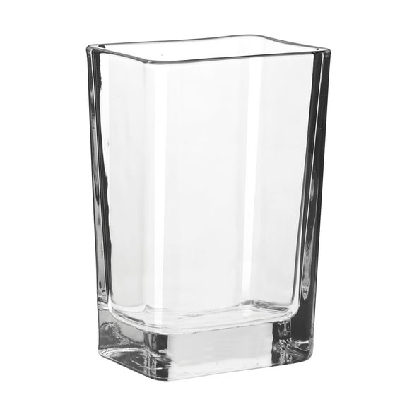 Libbey Clear Glass Rectangular Floral Vase, 6 in.