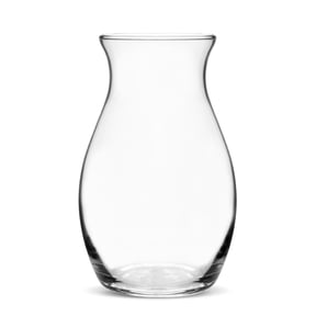 Libbey Clear Glass 7" Pot Belly Floral Vase