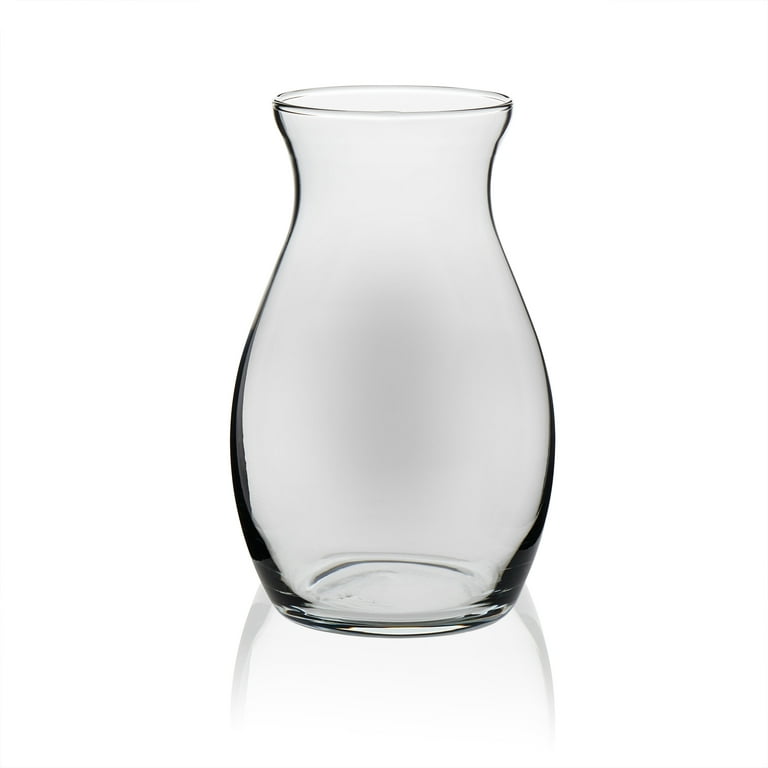 Libbey Clear Glass 7 Pot Belly Vase 