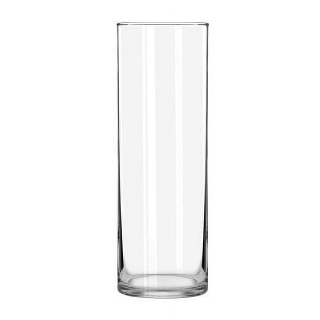 Libbey Clear Glass 9.5" Cylinder Vase
