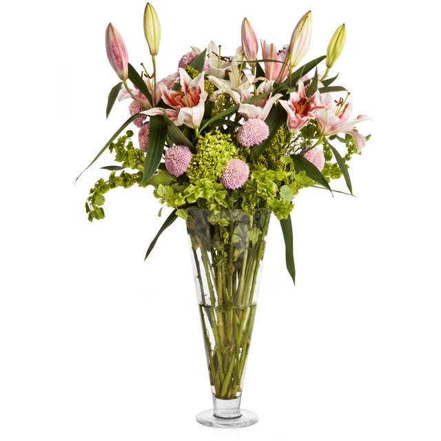 Libbey Flare Glass Vase, 18inch