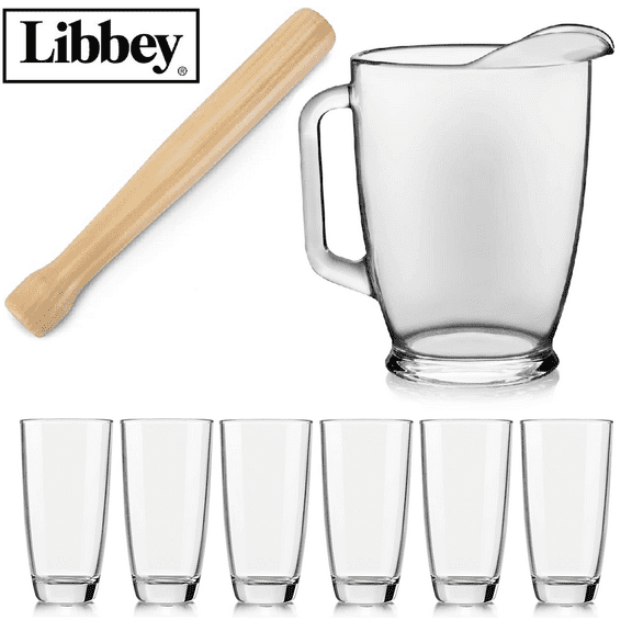 Libbey Garden to Glass 8-Piece Pitcher Set 56625