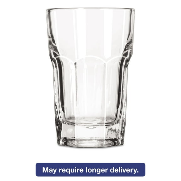 Libbey Gibraltar Glass Tumblers Hi-Ball 9oz 3 3/4" Tall 36/Carton 15236