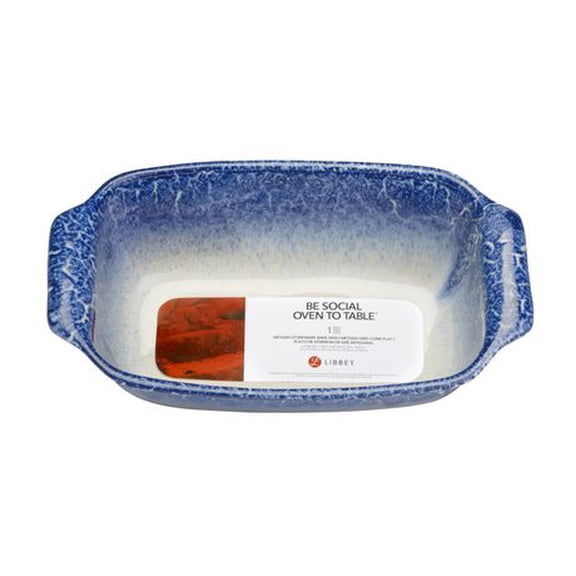 Libbey Glass Libbey Artisan Reactive Glaze Loaf Dish - Blue