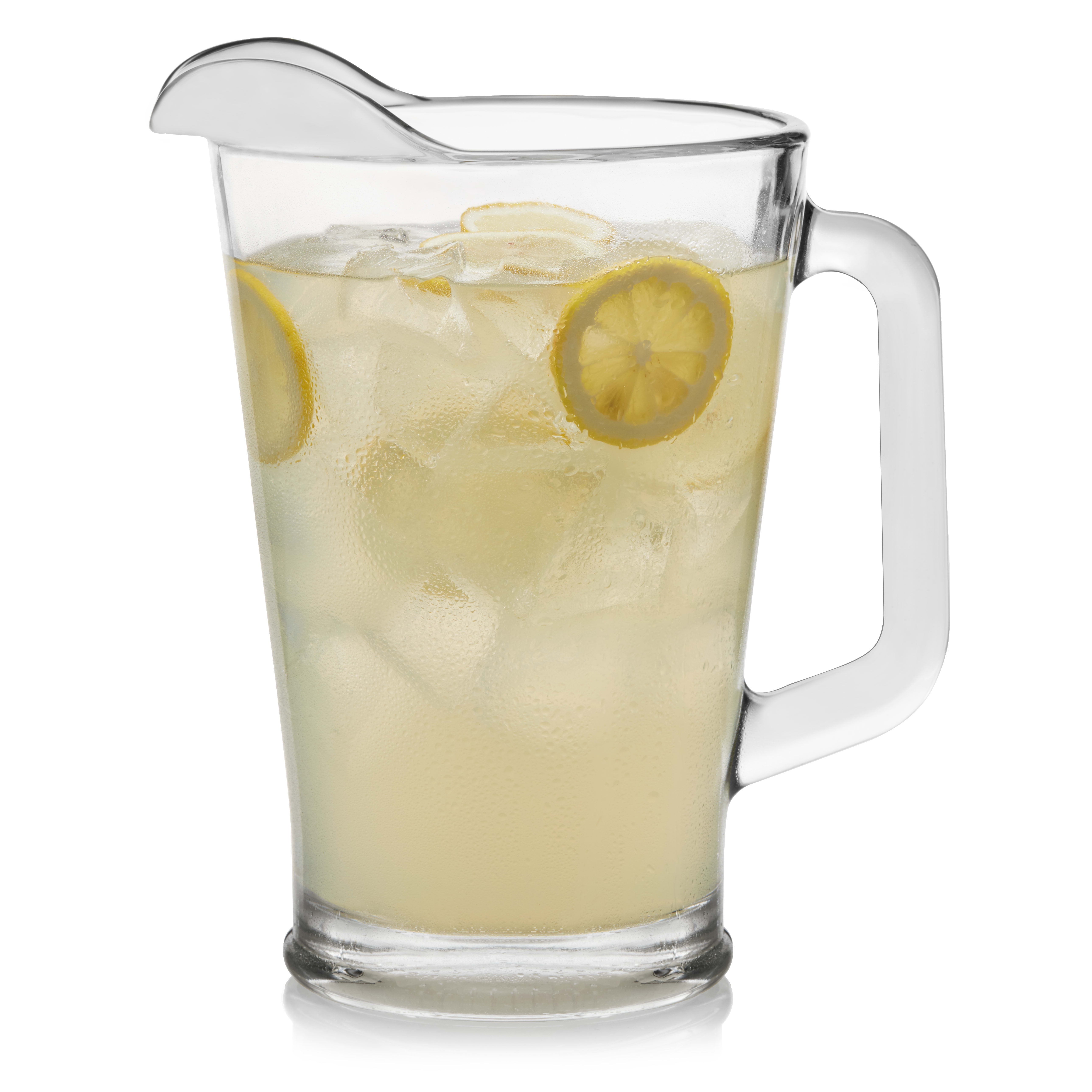 Youngever 2 Quarts Plastic Pitcher with Lid, Clear Plastic Pitcher Great for Iced Tea, Sangria, Lemonade (with Infuser)