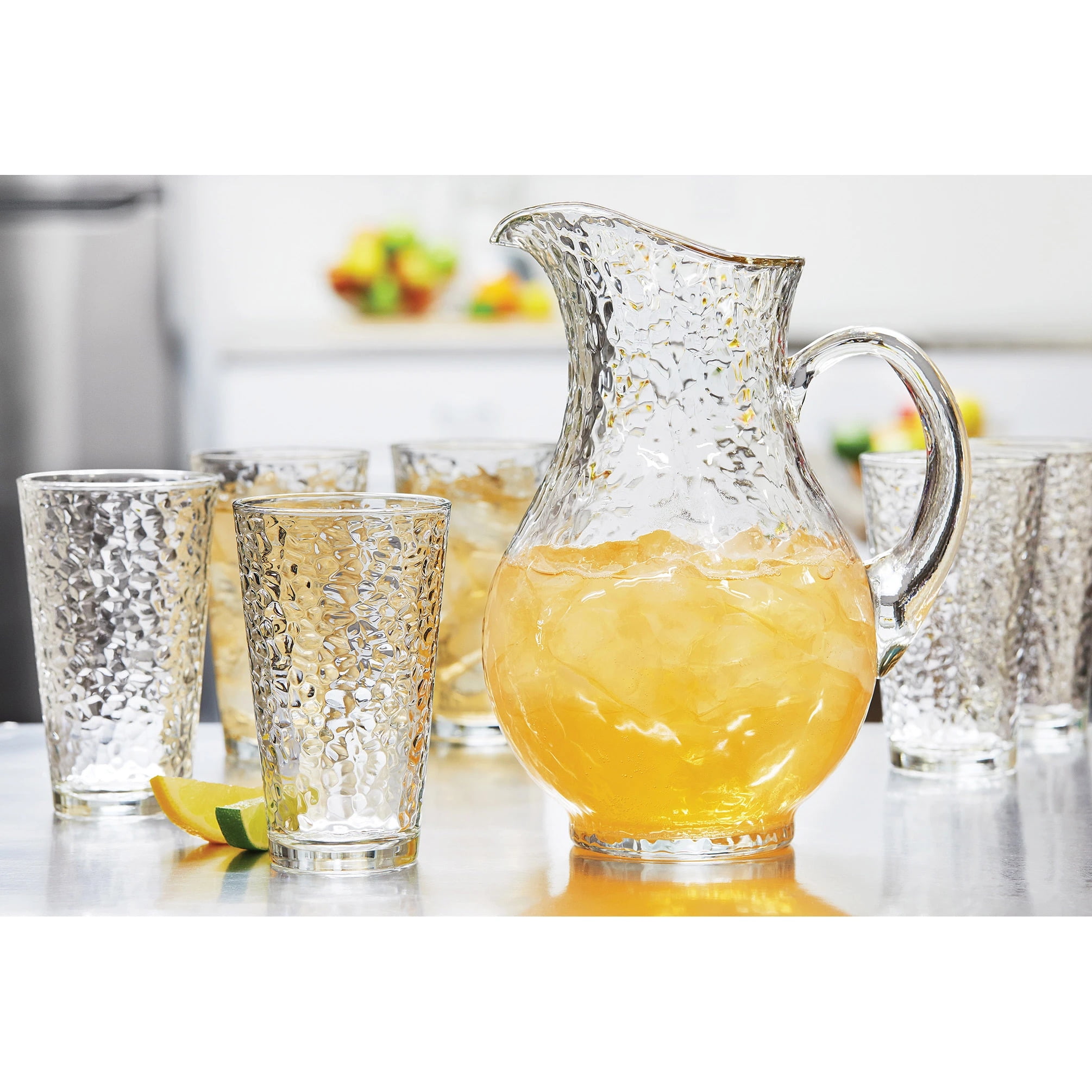 Libbey Glass Pitcher and Tumblers, 7-piece set