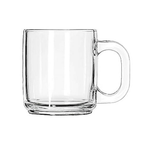 Libbey Glassware - 5201 - 10 oz Glass Coffee Mug - 12 Count