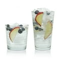 Libbey Hoops 16Piece Tumbler and Rocks Glass Set