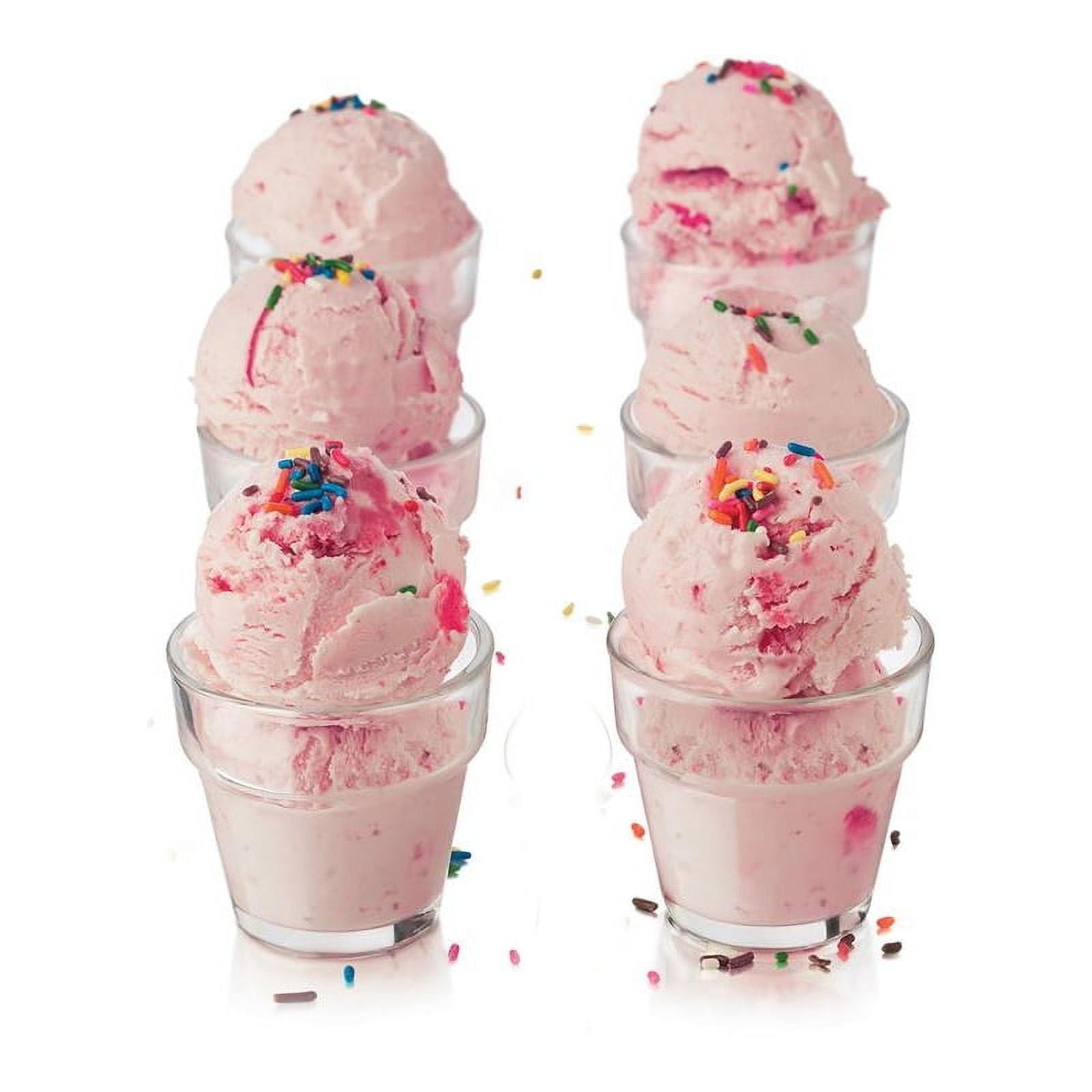 Libbey Just Dessert Glass 16 Piece Ice Cream Set Walmart