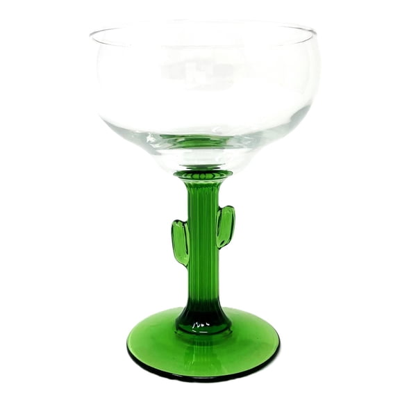 Libbey Margarita Juniper Green Cactus Stem Glass - 12 Ounces