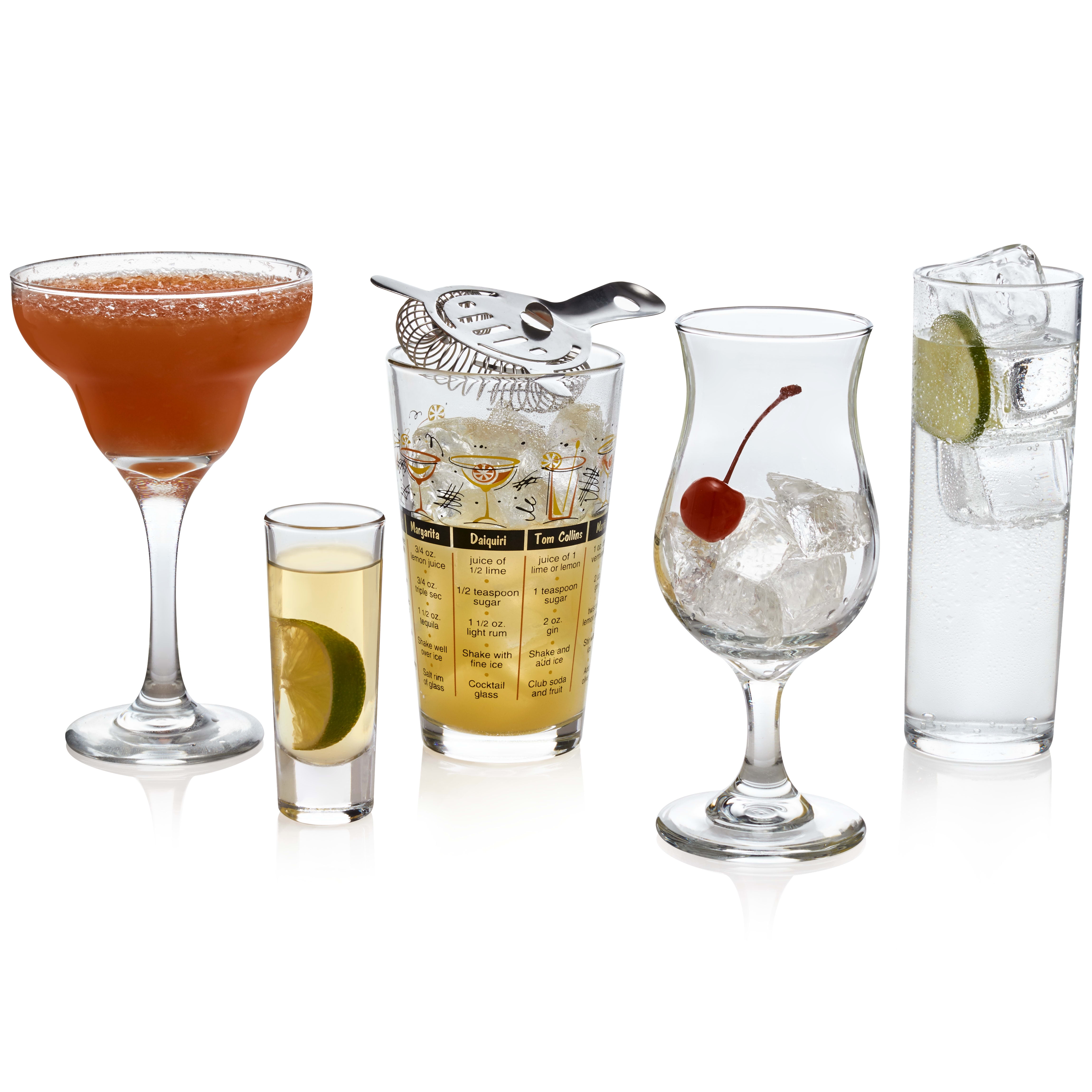 Libbey Mixologist 18Piece Bar in a Box Cocktail Set