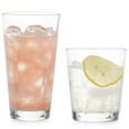 thumbnail image 1 of Libbey Monterrey Everyday Drinking Glasses Set of 8, Geometric Shape DOF and Glass Tumbler Set, All Purpose Kitchen Glassware Set for Water Cocktails, 1 of 6