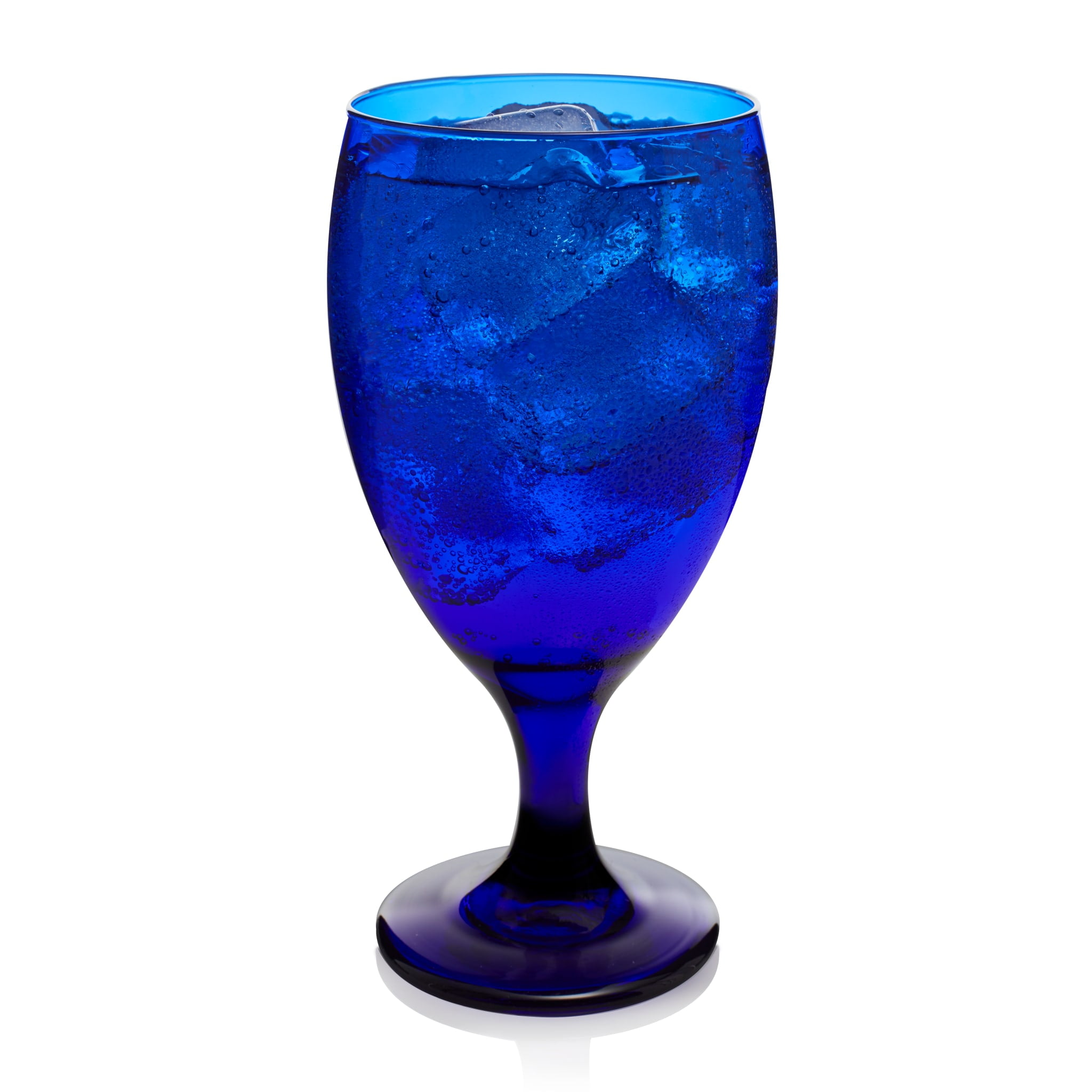 Libbey Premiere Modern Colored Drinkware, Cobalt Blue Tall Large 