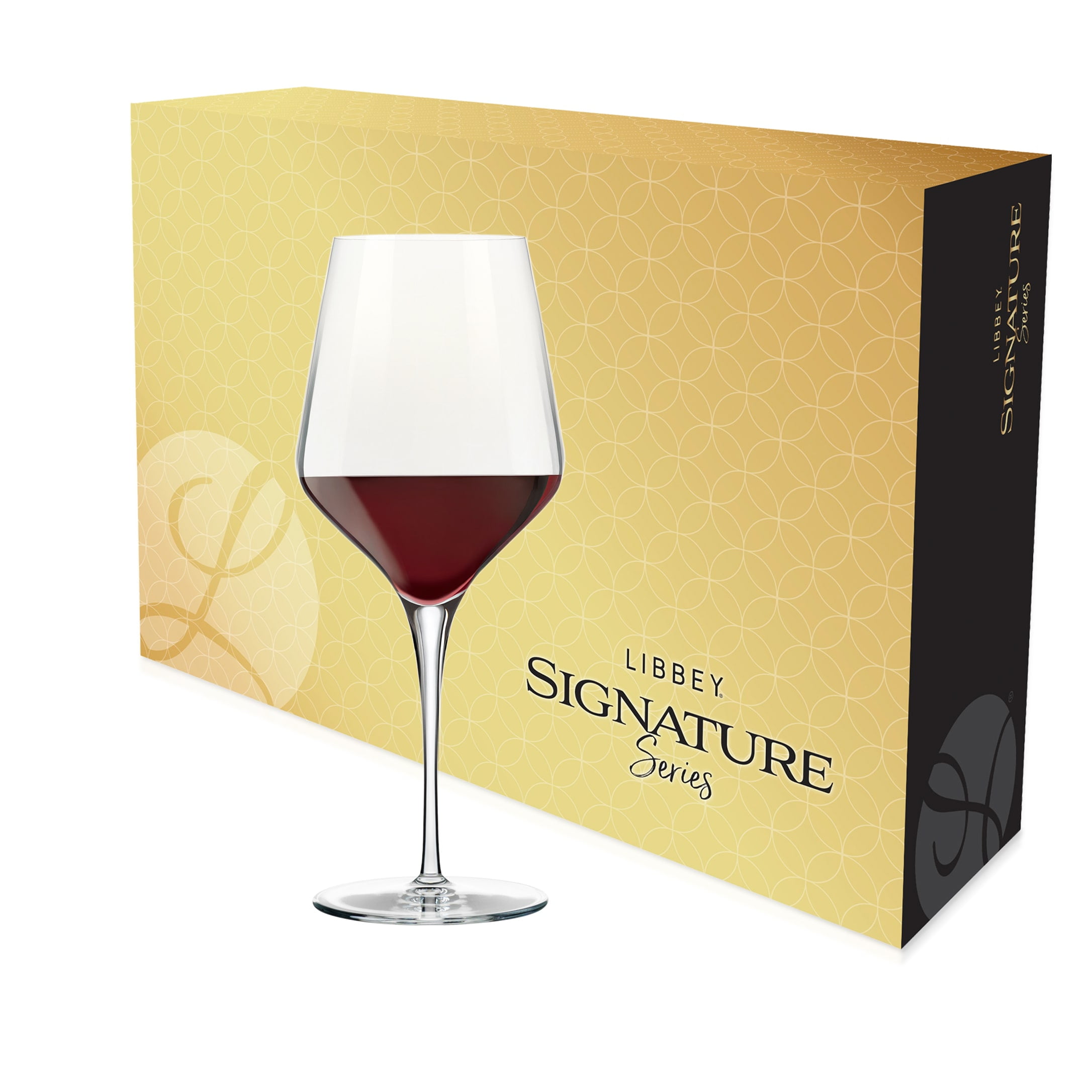 Libbey Signature Greenwich All-Purpose Wine Glass Gift Set of 4, 16-ounce