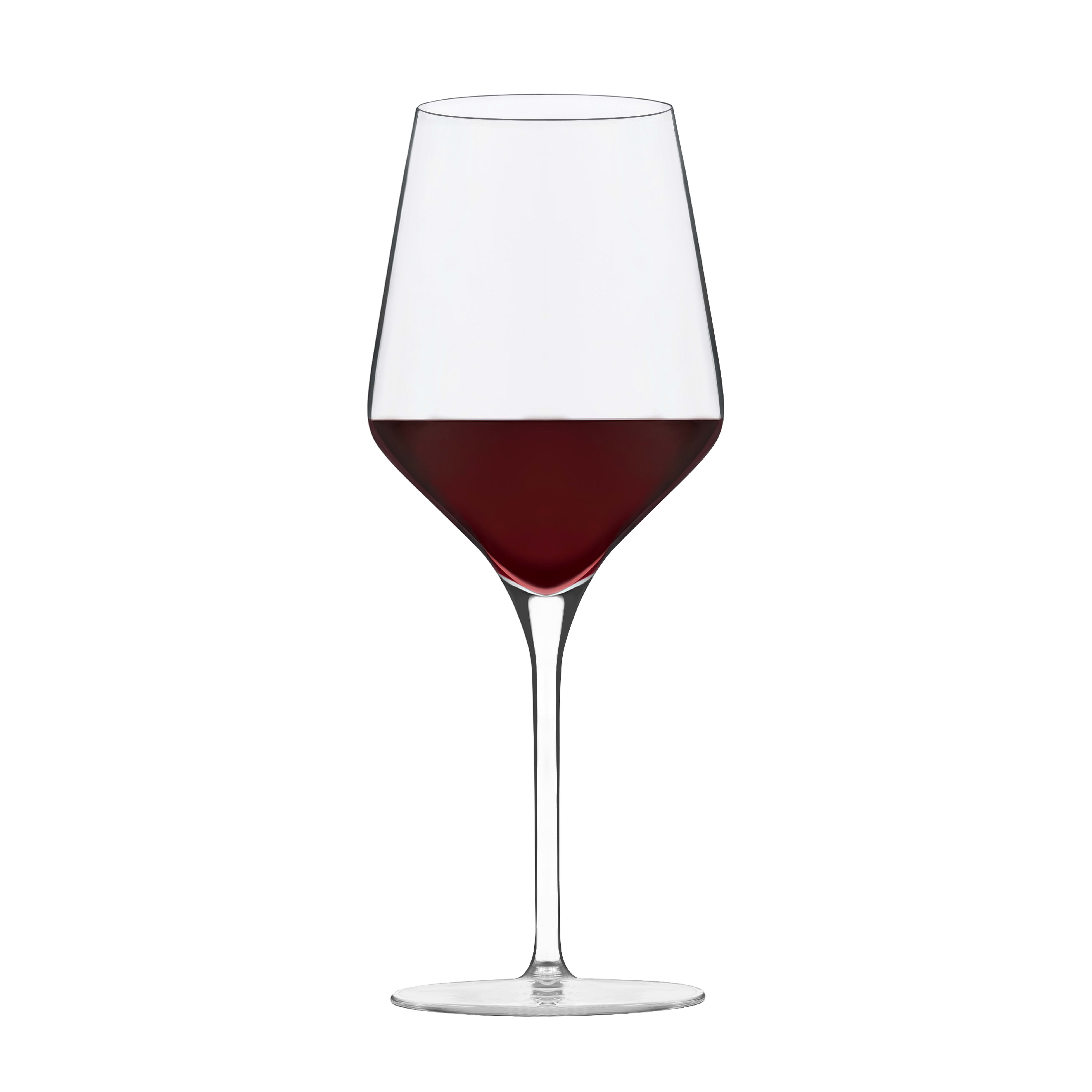 Greenwich Signature Angular Bowl 16-Ounce Wine Glasses Set of 4