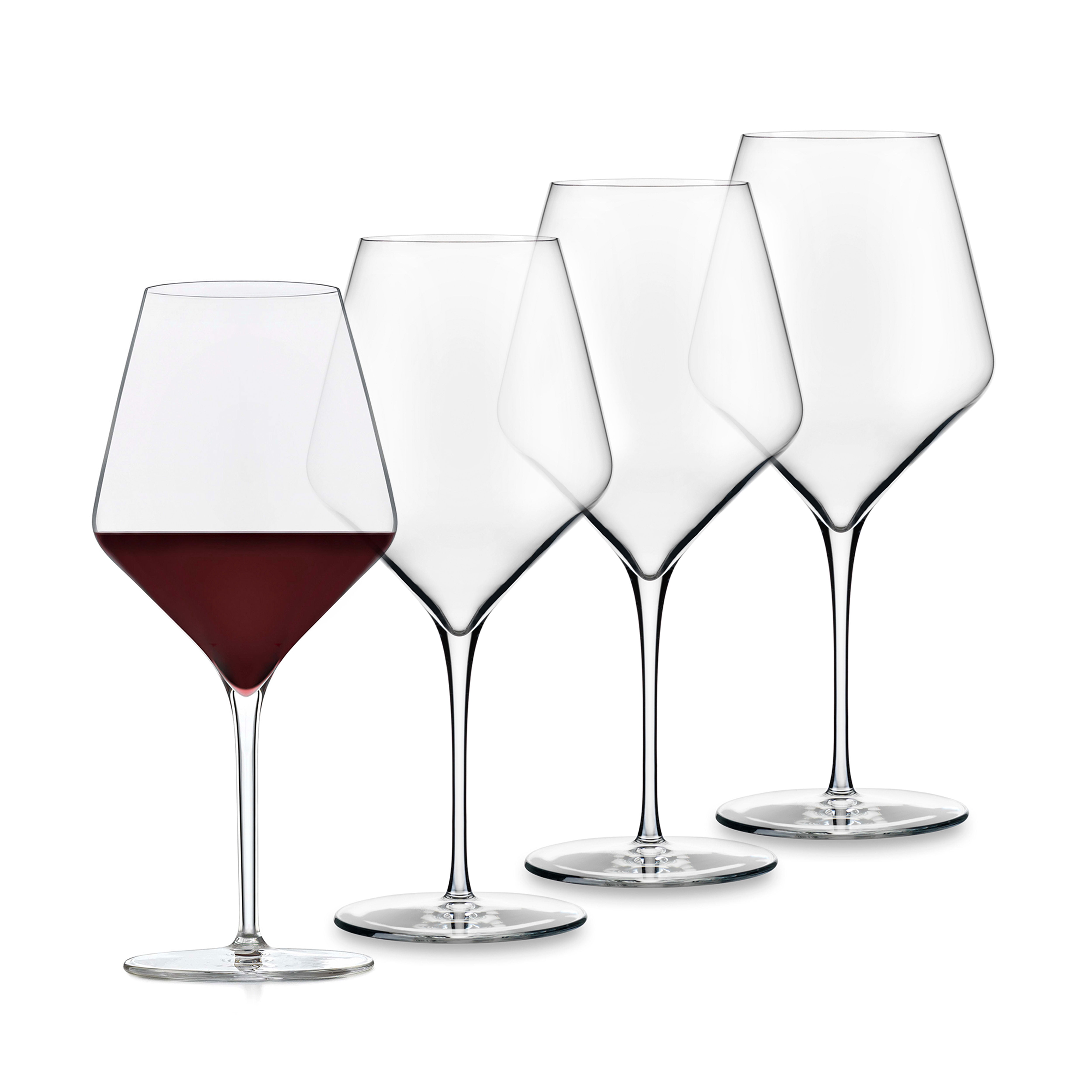 Libbey Signature Greenwich - Set di 4 bicchieri da vino rosso, 470 ml