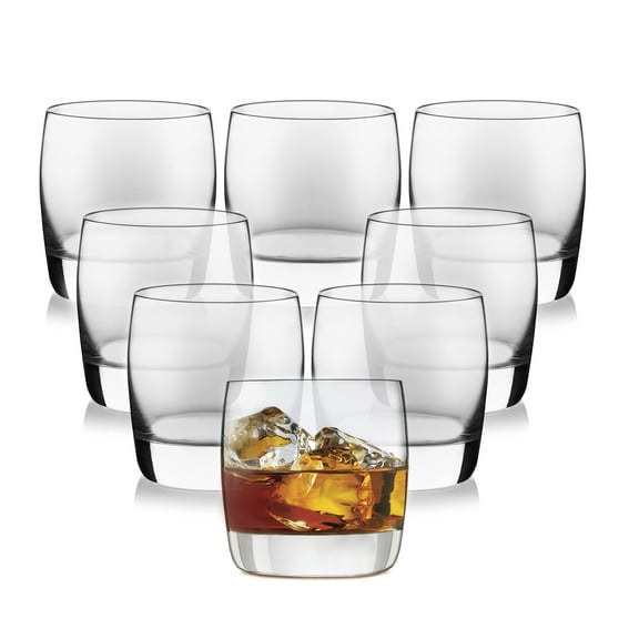 Libbey Signature Kentfield Rocks Cocktail Glasses, 12 ounce, Set of 8