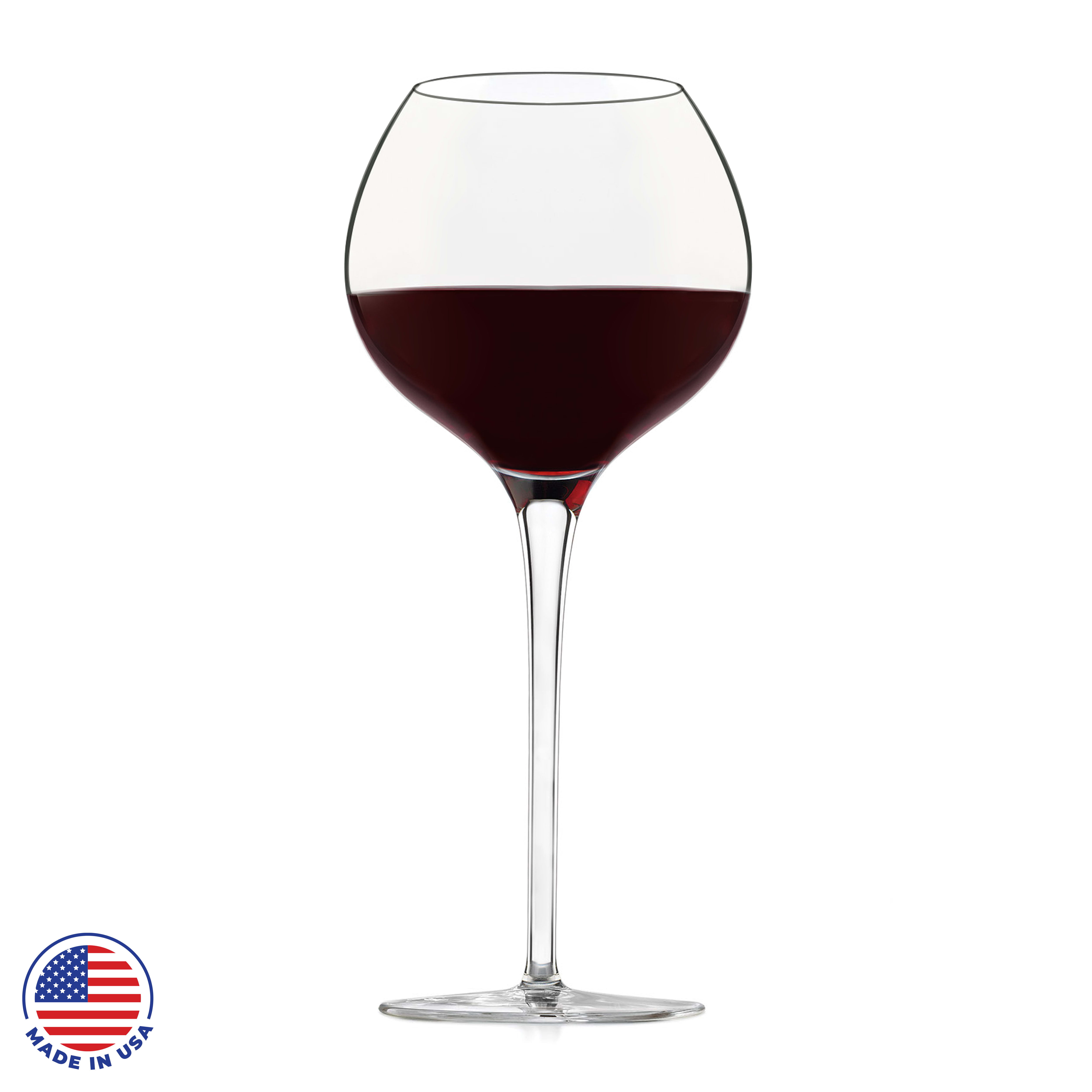 Red Wine Glass - Aver Glass, LLC.