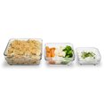 thumbnail image 1 of Libbey Stack It Large Glass Storage Containers with Lids, Set of 6, 1 of 5
