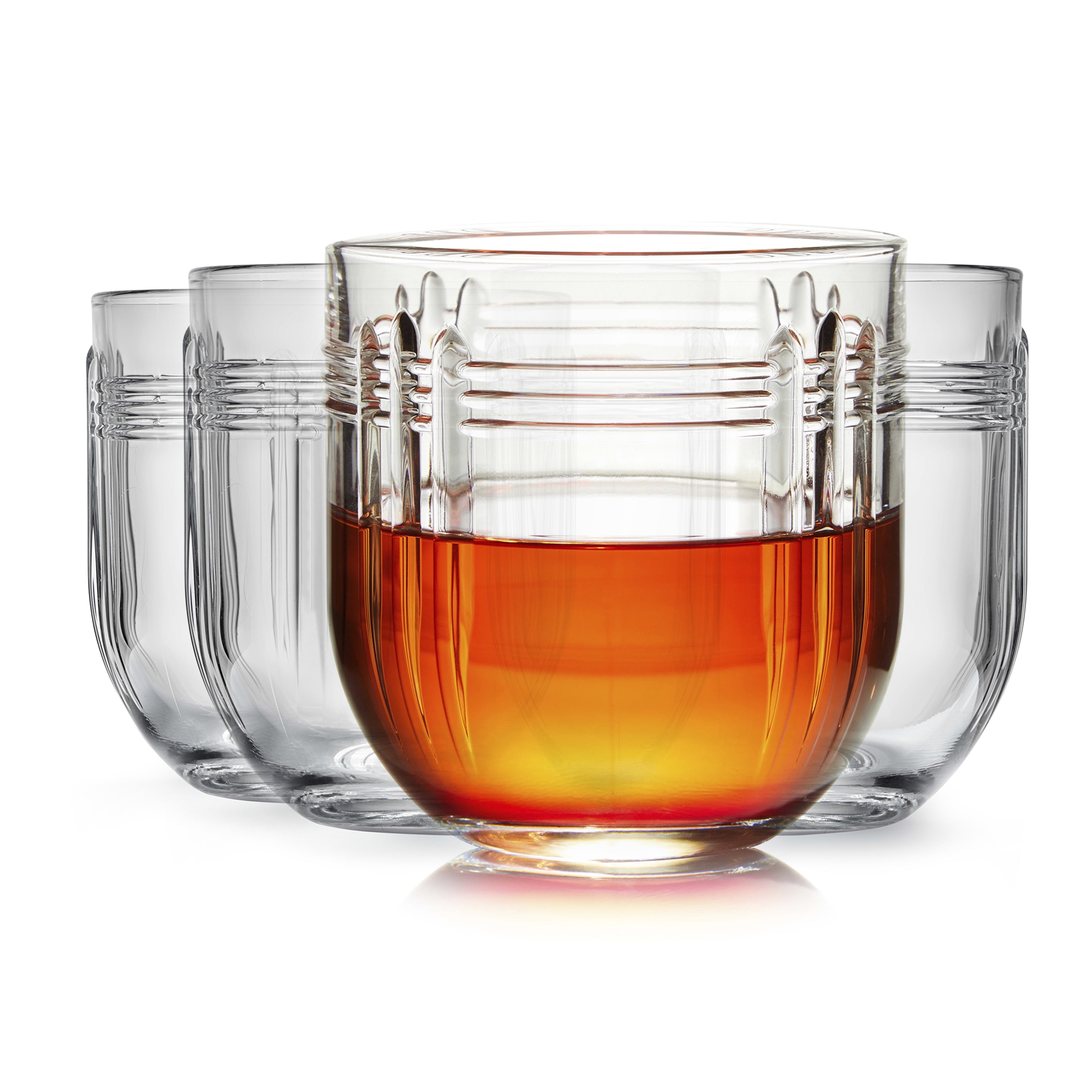 Libbey The Gats Rocks Glasses Set, Retro-Inspired Glassware Drinking ...