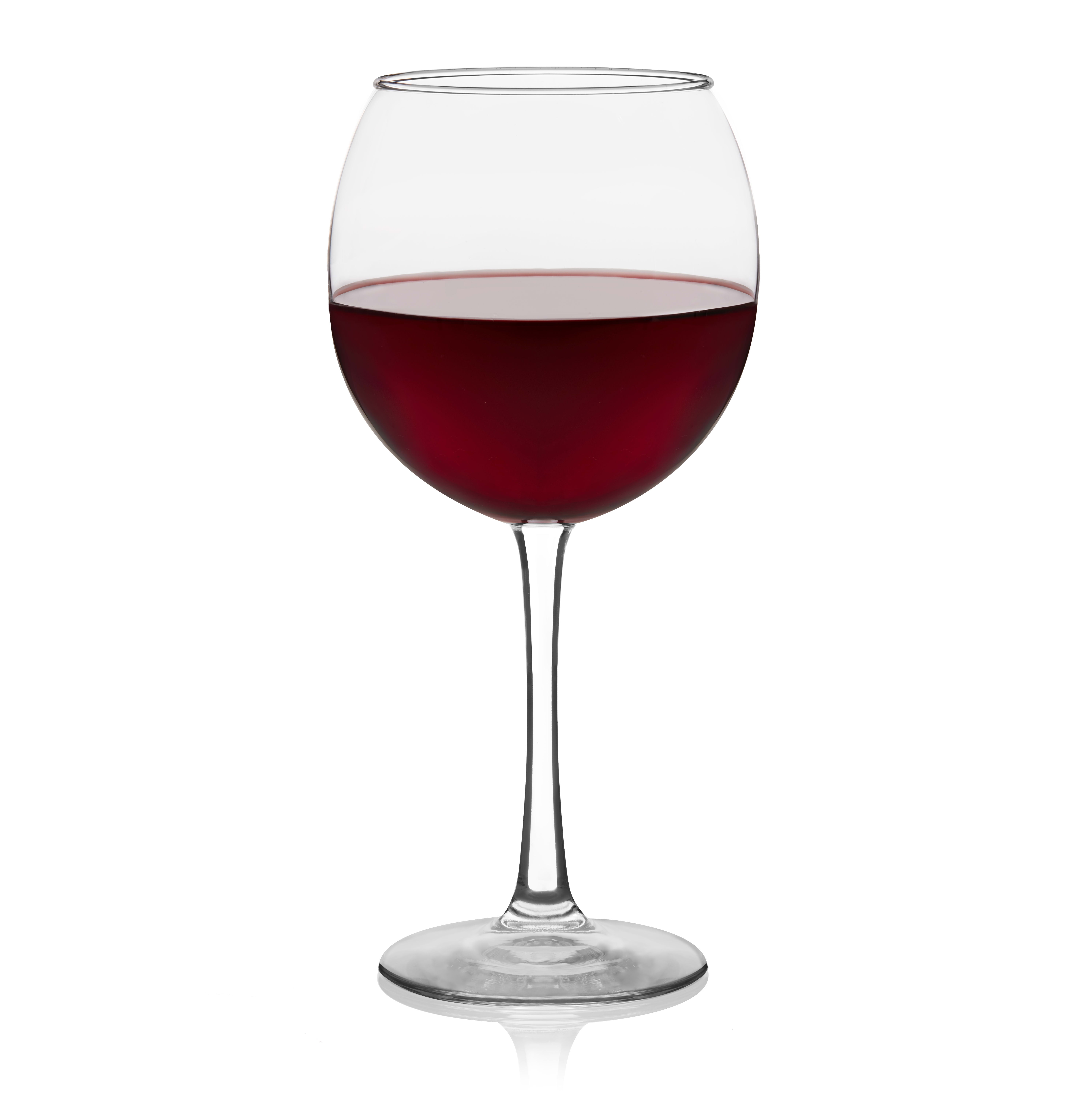 Libbey 4728001 Red Wine Glass, 18-1/2 oz., with Stem, D (Case of 12)