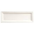 thumbnail image 1 of Libbey World Tableware Porcelain Rectangular Plate White, 16" Length x 5.5" Width x 1" Height | 12/Case, 1 of 1