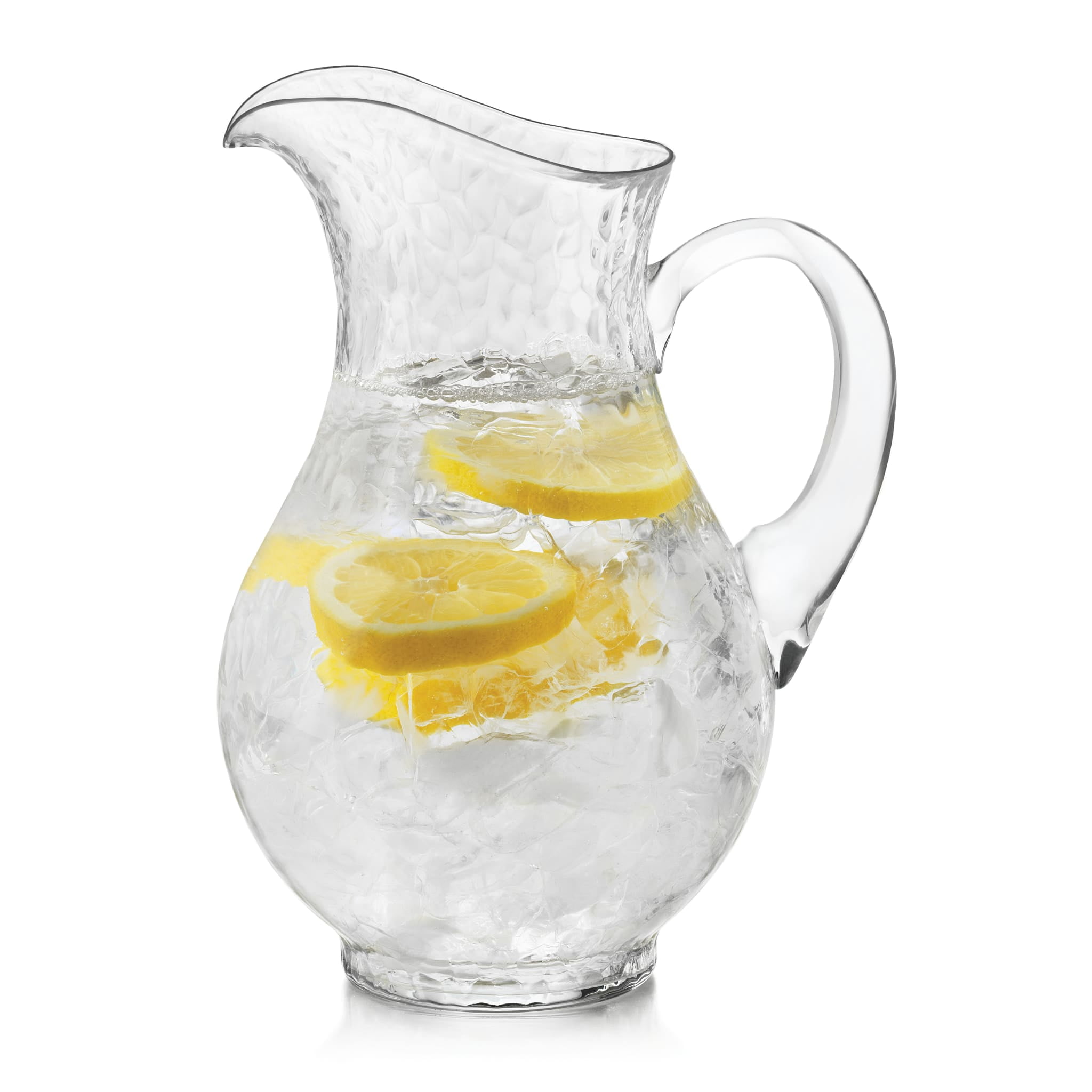 Yucatan Clear Ripple Glass Pitcher, 86.9-ounce