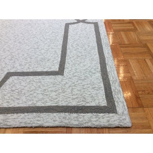 Libby Langdon Hamptons Madison Hand-Hooked Oatmeal Indoor/Outdoor Area Rug