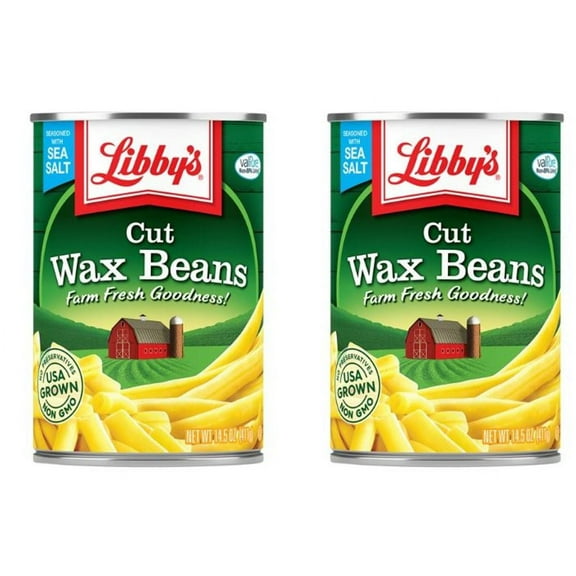 Libby Wax Beans, 14 oz, 2 Pack cans