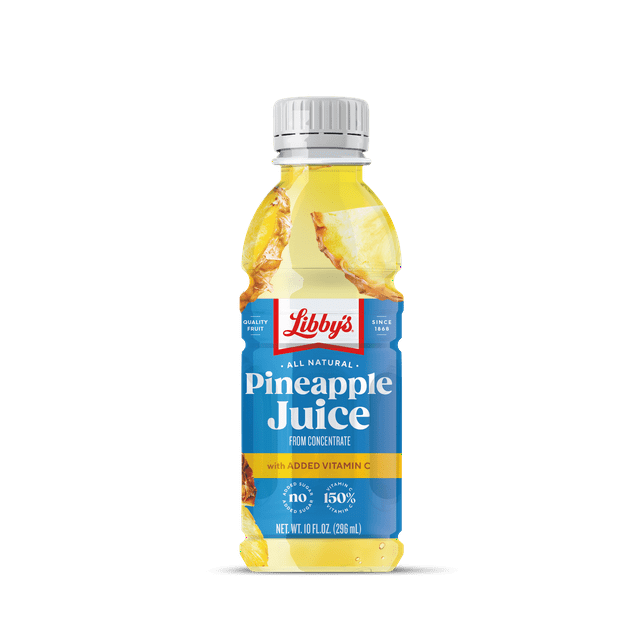 Libby's 100 Pineapple Juice, 10 Fl. Oz., 4 Count