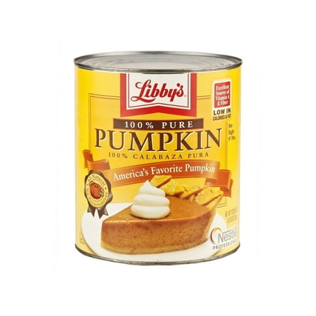 Libby's 100% Pure Pumpkin Pie Filling, 2-Pack Makes 8- 9" Pies, 106 oz. #10 Can