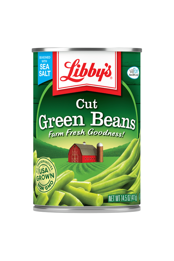 Canned Cut Green Beans, 14.5 oz Can
