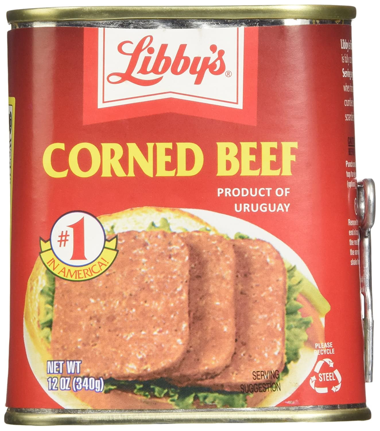 Libby's Canned Meats Corned Beef, 12 oz Tin Can