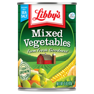 Libby's Canned Mixed Vegetables, 15 oz