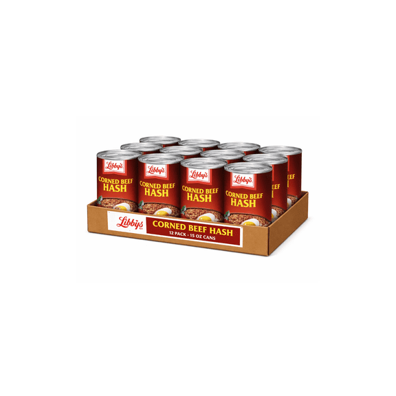 Libbys Corned Beef Hash 15 oz Cans, 12 Pack