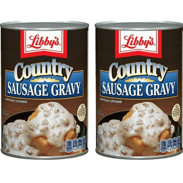Libby's Country Sausage Gravy, Canned Sausage Gravy, 15 Oz pack of 2