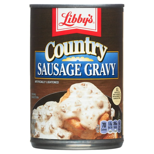 Libby's Country Sausage Gravy, Canned Sausage Gravy, 15 Oz
