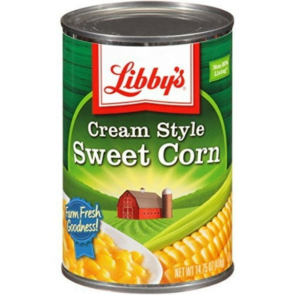 Libby's Cream Style Corn, 14.75 Oz Can, Quantity of 6