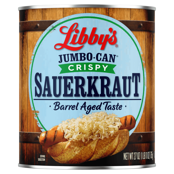 Libby's Crispy Sauerkraut, 27 oz Jumbo Can