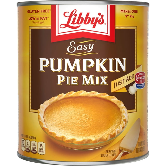 Libby's Easy Pumpkin Pie Mix, All-Natural, No Preservatives, 30 oz Cans